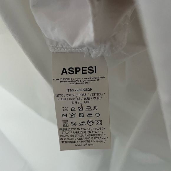 NWT Aspesi Cotton Empire Dress - Picture 5 of 5